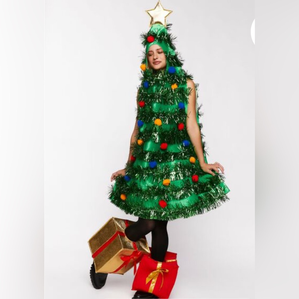 Decorated Christmas Tree Dress (brand new/still in package)
